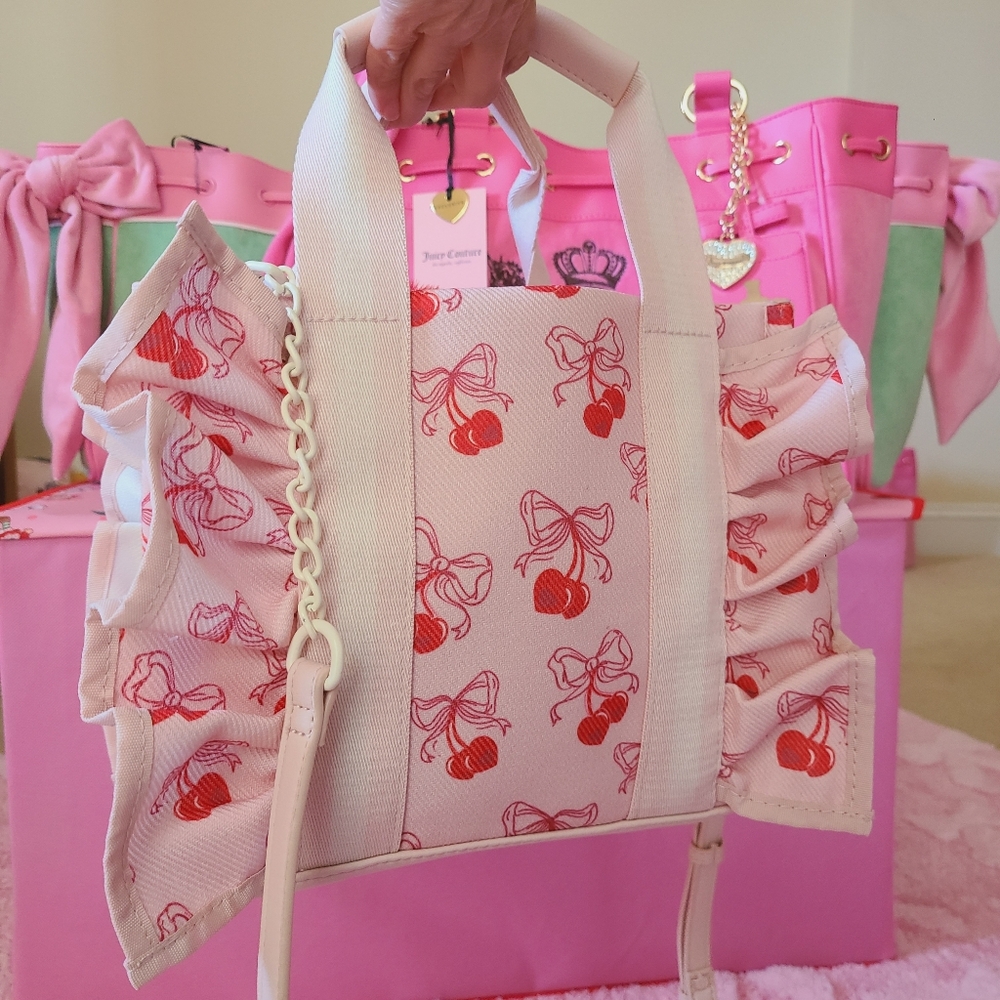 Betsey Johnson Cherry Ruffle Bag 🍒 - Picture 2 of 6